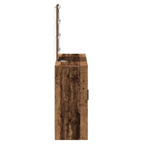 Öltözködőasztal tárolóval Barna 102 x 33 x 135 cm Faanyag