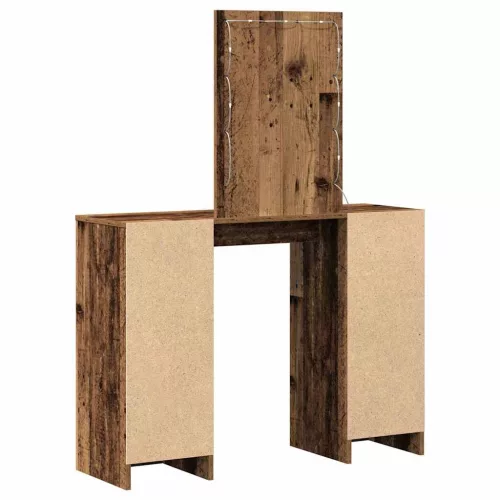 Öltözködőasztal tárolóval Barna 102 x 33 x 135 cm Faanyag