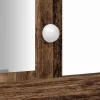 Öltözködőasztal tárolóval Barna 102 x 33 x 135 cm Faanyag