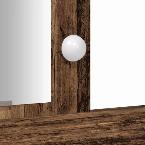 Öltözködőasztal tárolóval Barna 102 x 33 x 135 cm Faanyag