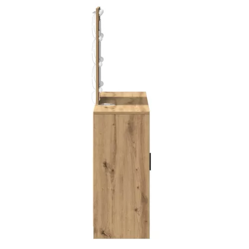 Öltözködőasztal tárolóval Barna 102 x 33 x 135 cm Faanyag