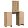 Öltözködőasztal tárolóval Barna 102 x 33 x 135 cm Faanyag