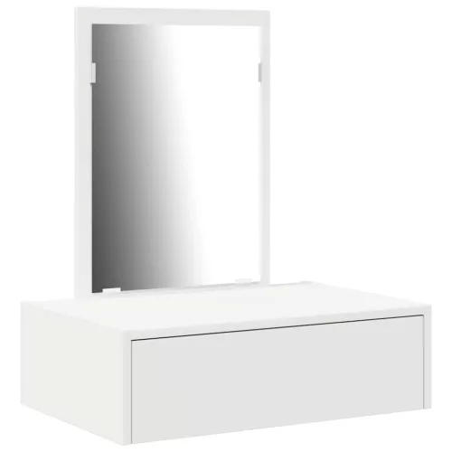 Öltözködőasztal fiókkal tárolóval Fehér 60 x 40 x 70 cm Faanyag