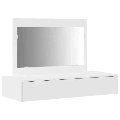 Öltözködőasztal fiókkal tükörrel Fehér 100 x 40 x 70 cm Faanyag