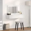 Öltözködőasztal fiókkal tükörrel Fehér 100 x 40 x 70 cm Faanyag