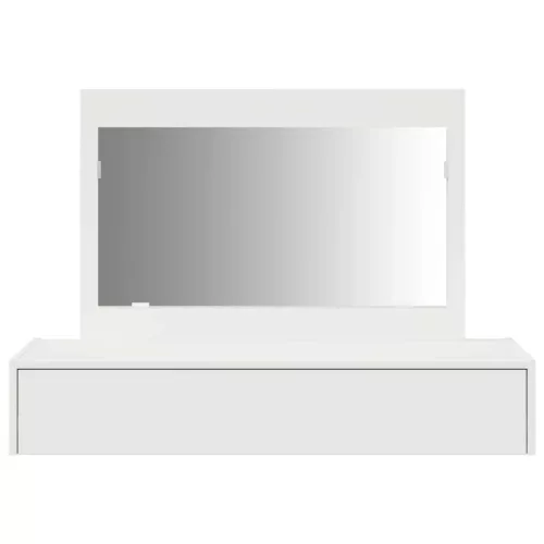 Öltözködőasztal fiókkal tükörrel Fehér 100 x 40 x 70 cm Faanyag