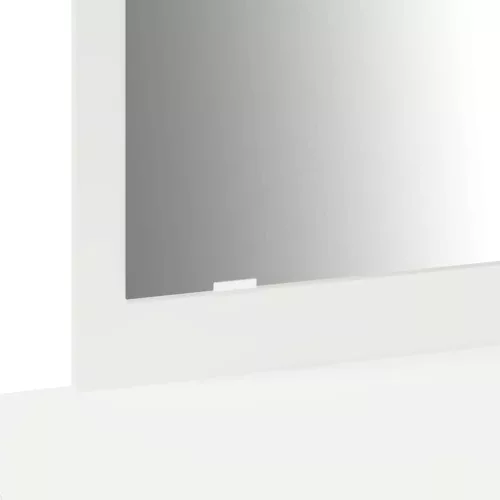Öltözködőasztal fiókkal tükörrel Fehér 100 x 40 x 70 cm Faanyag
