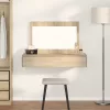Öltözködőasztal fiókkal tükörrel Barna 100 x 40 x 70 cm Faanyag