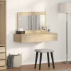 Öltözködőasztal fiókkal tükörrel Barna 100 x 40 x 70 cm Faanyag