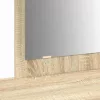 Öltözködőasztal fiókkal tükörrel Barna 100 x 40 x 70 cm Faanyag
