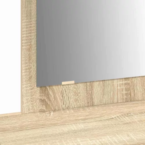 Öltözködőasztal fiókkal tükörrel Barna 100 x 40 x 70 cm Faanyag