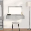 Öltözködőasztal fiókkal Szürke 100 x 40 x 70 cm Faanyag