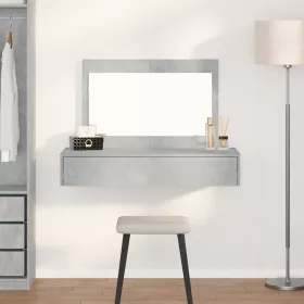   Öltözködőasztal fiókkal Szürke 100 x 40 x 70 cm Faanyag