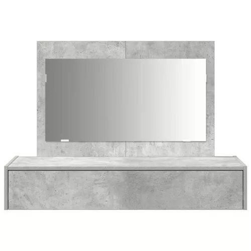 Öltözködőasztal fiókkal Szürke 100 x 40 x 70 cm Faanyag
