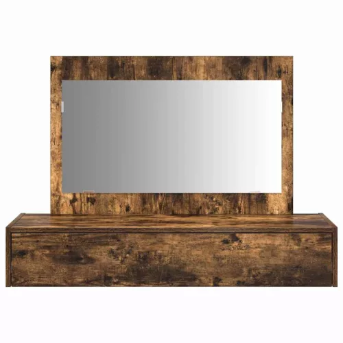 Öltözködőasztal fiókkal tükörrel Barna 100 x 40 x 70 cm Faanyag