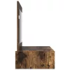 Öltözködőasztal fiókkal tükörrel Barna 100 x 40 x 70 cm Faanyag