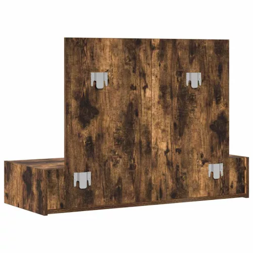 Öltözködőasztal fiókkal tükörrel Barna 100 x 40 x 70 cm Faanyag