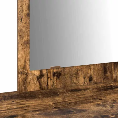 Öltözködőasztal fiókkal tükörrel Barna 100 x 40 x 70 cm Faanyag