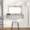Öltözködőasztal fiókkal Szürke 100 x 40 x 70 cm Faanyag