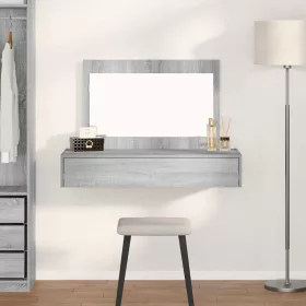   Öltözködőasztal fiókkal Szürke 100 x 40 x 70 cm Faanyag