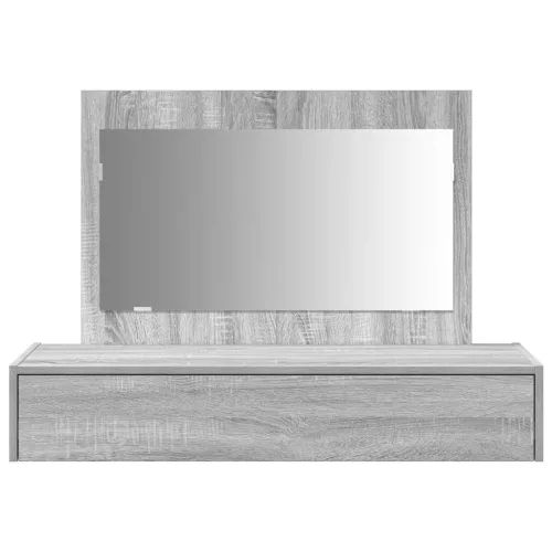 Öltözködőasztal fiókkal Szürke 100 x 40 x 70 cm Faanyag