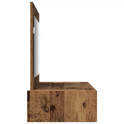 Öltözködőasztal fiókkal tükörrel Barna 100 x 40 x 70 cm Faanyag
