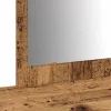 Öltözködőasztal fiókkal tükörrel Barna 100 x 40 x 70 cm Faanyag