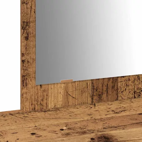 Öltözködőasztal fiókkal tükörrel Barna 100 x 40 x 70 cm Faanyag