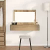 Öltözködőasztal fiókkal tükörrel Barna 100 x 40 x 70 cm Faanyag