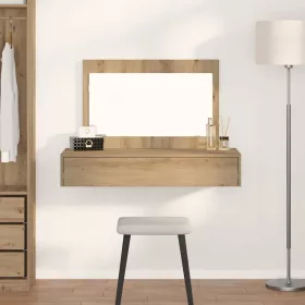   Öltözködőasztal fiókkal tükörrel Barna 100 x 40 x 70 cm Faanyag