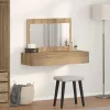 Öltözködőasztal fiókkal tükörrel Barna 100 x 40 x 70 cm Faanyag