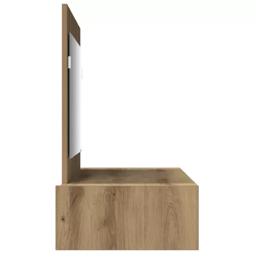 Öltözködőasztal fiókkal tükörrel Barna 100 x 40 x 70 cm Faanyag
