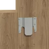 Öltözködőasztal LED -es lámpákkal Barna 60 x 40 x 70 cm Faanyag