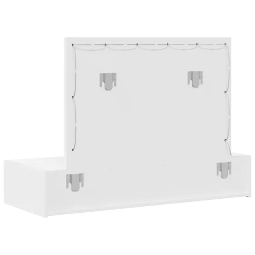Öltözködőasztal fiókkal tükörrel Fehér 100 x 40 x 70 cm Faanyag