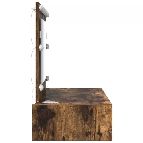 Öltözködőasztal fiókkal tükörrel Barna 100 x 40 x 70 cm Faanyag