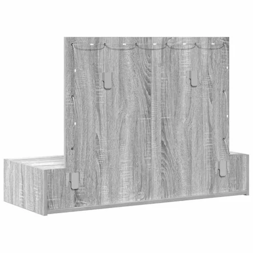 Öltözködőasztal fiókkal Szürke 100 x 40 x 70 cm Faanyag