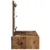 Öltözködőasztal fiókkal tükörrel Barna 100 x 40 x 70 cm Faanyag