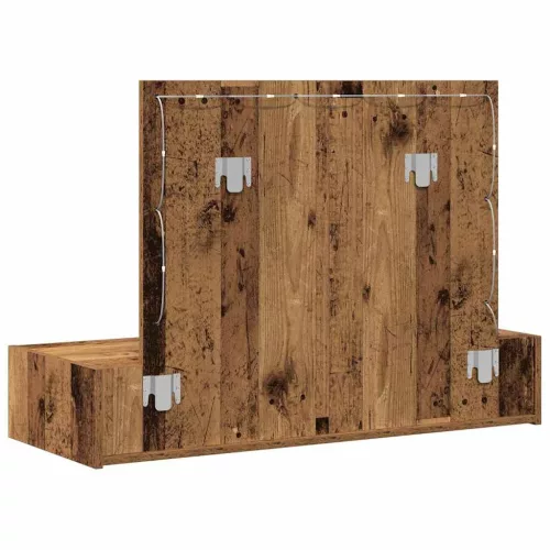 Öltözködőasztal fiókkal tükörrel Barna 100 x 40 x 70 cm Faanyag