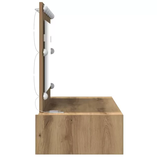 Öltözködőasztal fiókkal tükörrel Barna 100 x 40 x 70 cm Faanyag