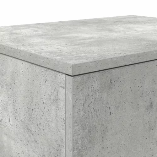 Tárolószekrény Beton szürke 118 x 41 x 40 cm Faanyag