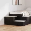 Tárolószekrény Musta tammi 108 x 41 x 40 cm Faanyag