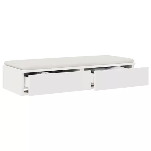 Ágyfiókok fiókkal Fehér 90 x 36.5 x 16.5 cm Faanyag