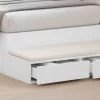Ágyfiókok fiókkal Fehér 90 x 36.5 x 16.5 cm Faanyag