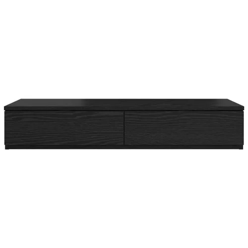Ágyfiókok fiókkal Musta tammi 90 x 36.5 x 16.5 cm Faanyag