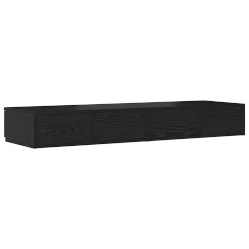 Ágyfiókok fiókkal Musta tammi 120 x 36.5 x 16.5 cm Faanyag
