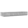 Ágyfiókok fiókkal Beton szürke 120 x 36.5 x 16.5 cm Faanyag