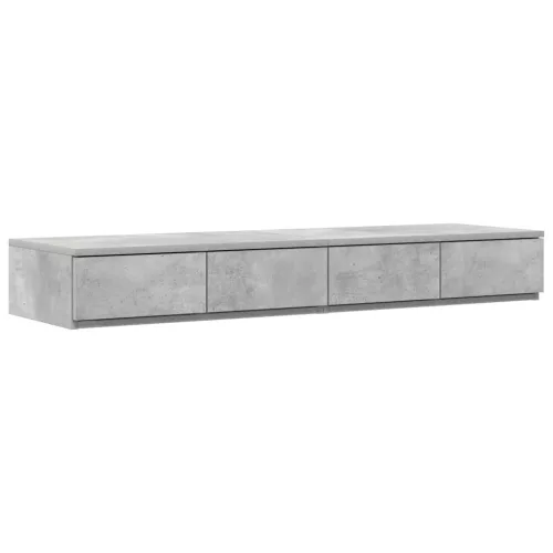 Ágyfiókok fiókkal Beton szürke 120 x 36.5 x 16.5 cm Faanyag