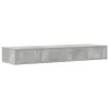 Ágyfiókok fiókkal Beton szürke 120 x 36.5 x 16.5 cm Faanyag