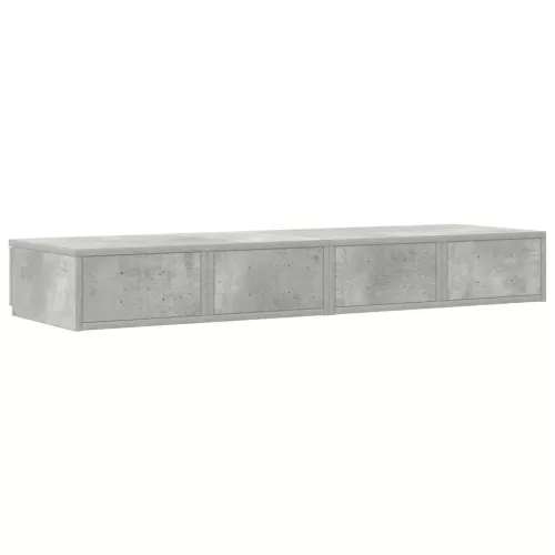 Ágyfiókok fiókkal Beton szürke 120 x 36.5 x 16.5 cm Faanyag