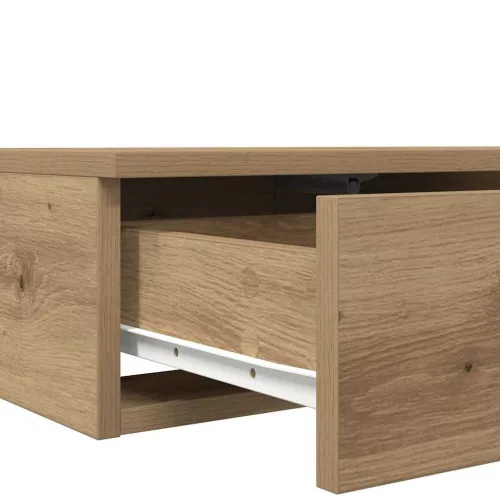 Ágyfiókok fiókkal kézműves tölgy 120 x 36.5 x 16.5 cm Faanyag